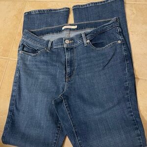 Ladies Levi Jean 505 straight leg 14 med
